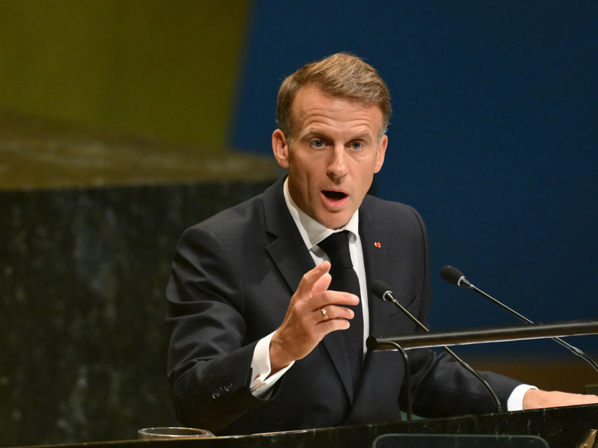 France rebukes world over Gaza as Canada, UK back Palestinian state at UNGA