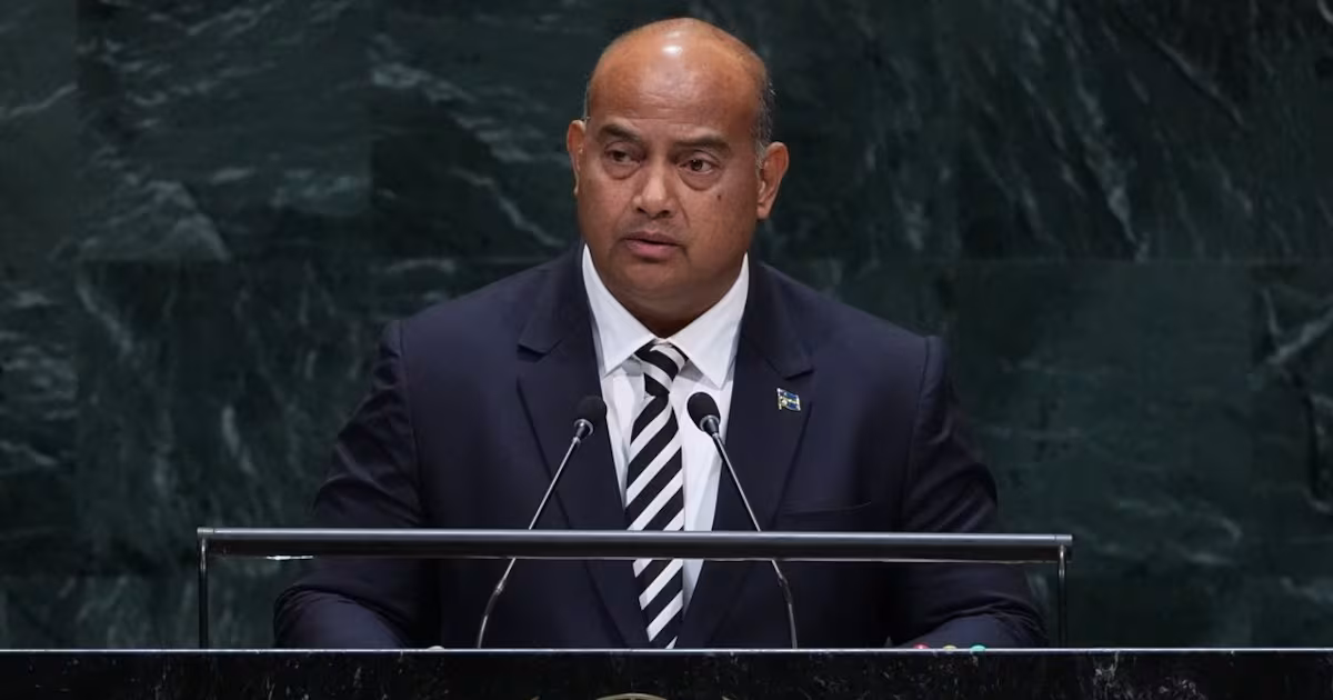 A nation renamed stands up at the UN: 'Say our name. Naoero.'