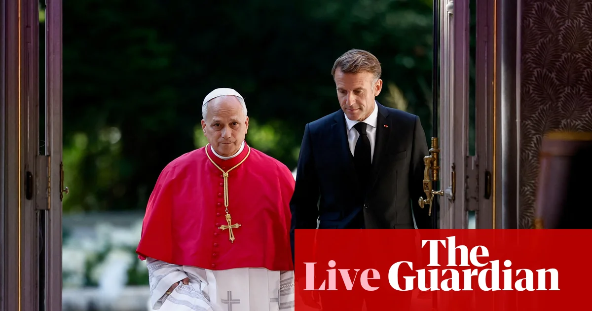 Pope Leo warns against AI creating ‘paradise of machines’ in first visit to France
