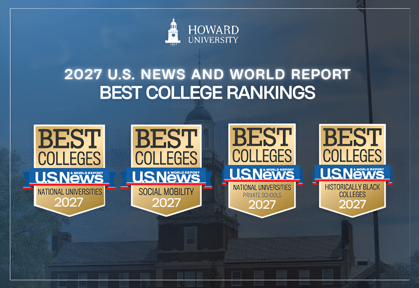 Howard University Achieves Highest U.S. News & World Report Ranking in University History