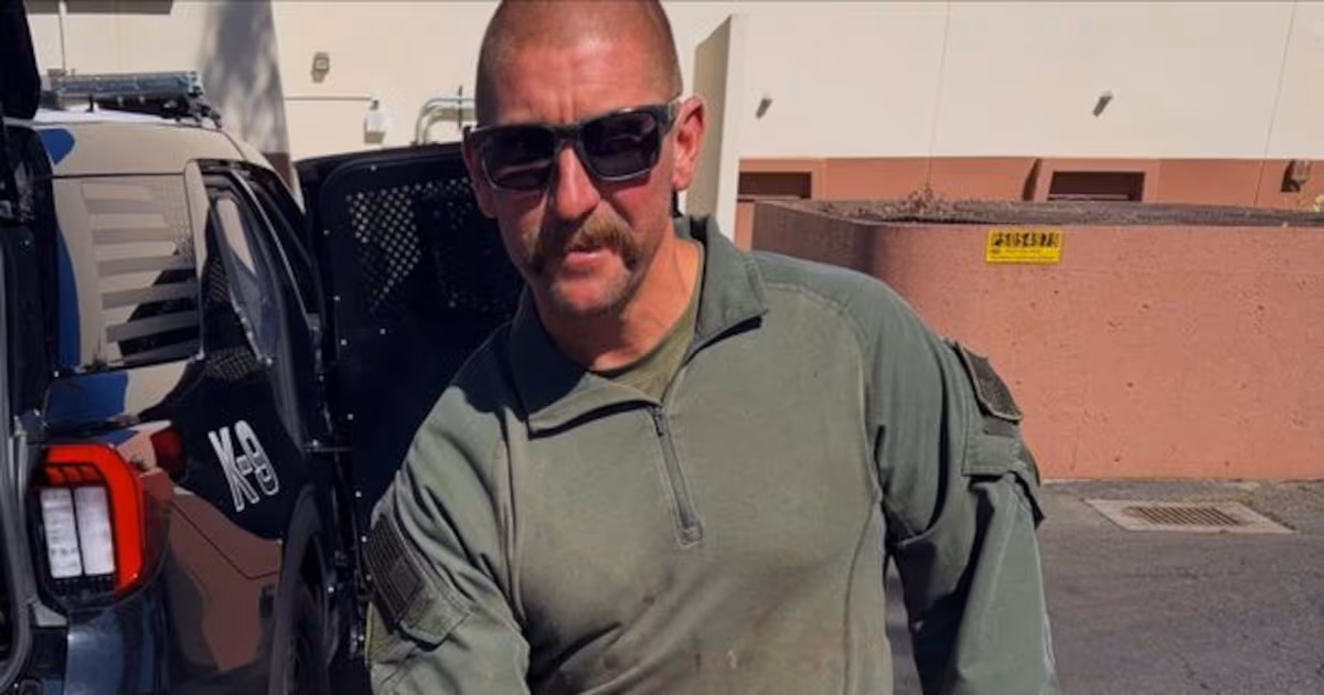 Suspect bites off part of police dog’s ear during standoff