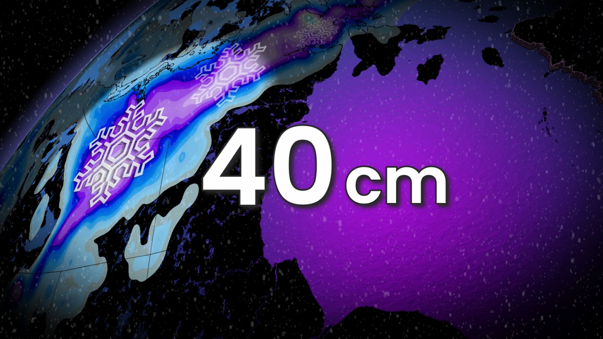 40 cm of snow: First storm of the year for parts of Canada