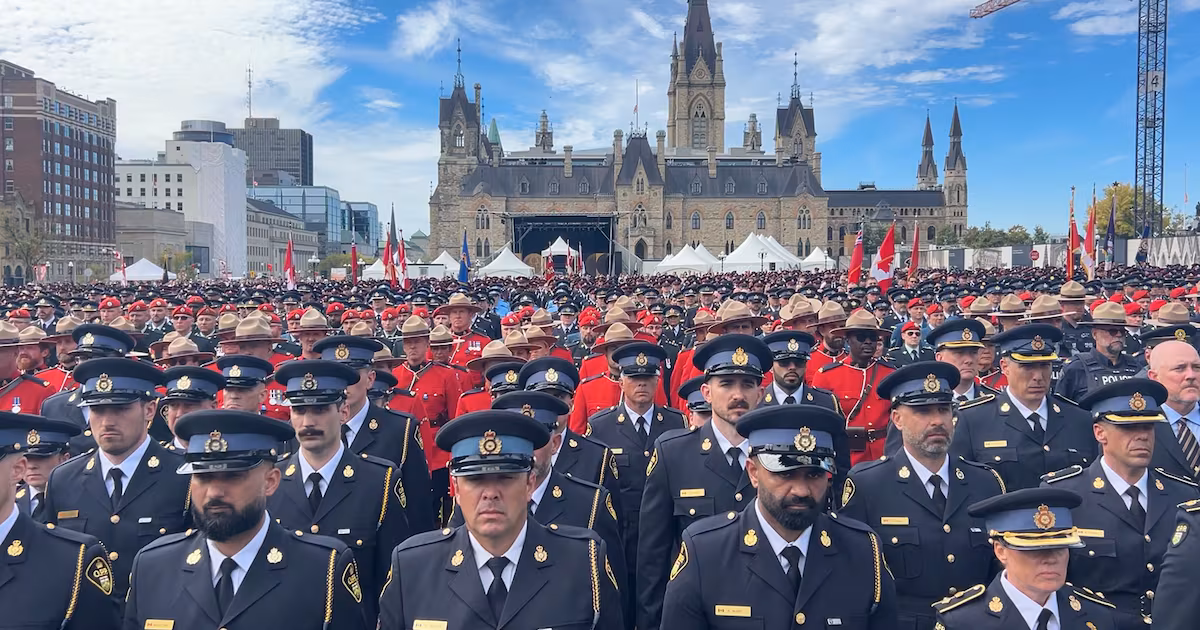 Ceremony on Parliament Hill honours police and peace officers killed in the line of duty