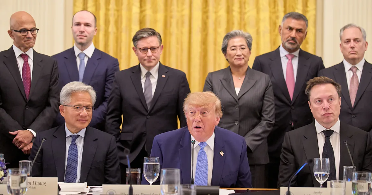 Trump, tech bosses sign voluntary pact pledging ‘robust’ AI safeguards
