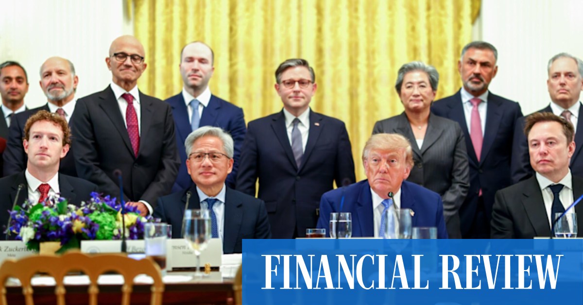 AI bosses sign ‘morally binding’ safety accord after lunch with Trump