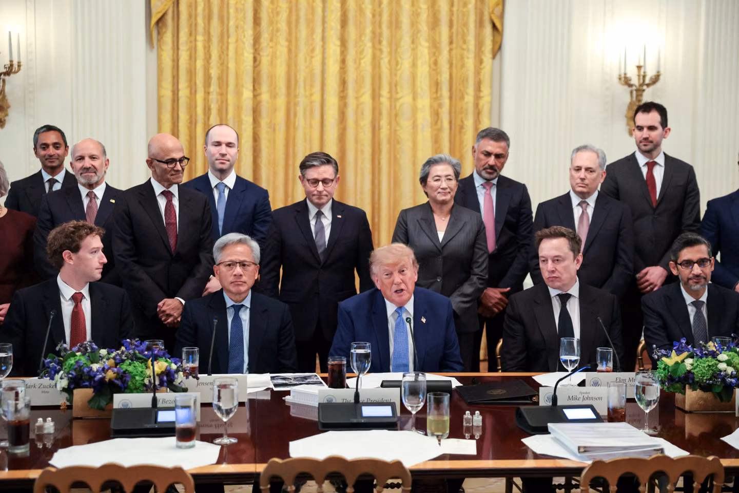 Trump turns to self