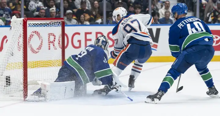 McDavid comes up big as Oilers down Canucks 9