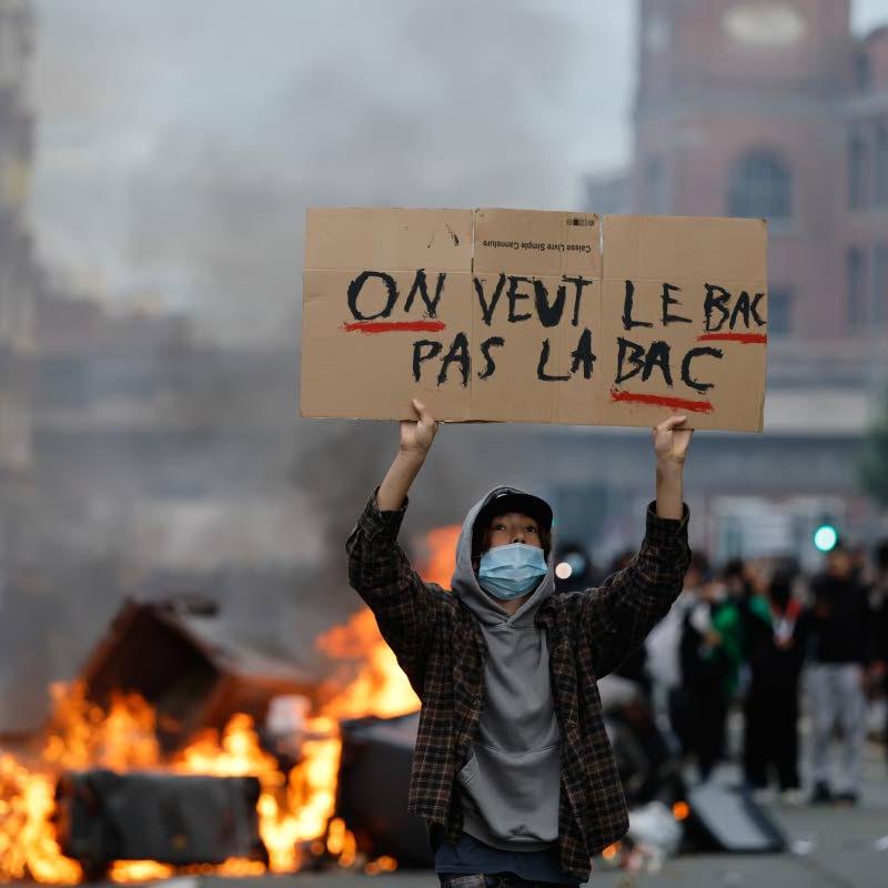 School protests spill into unrest