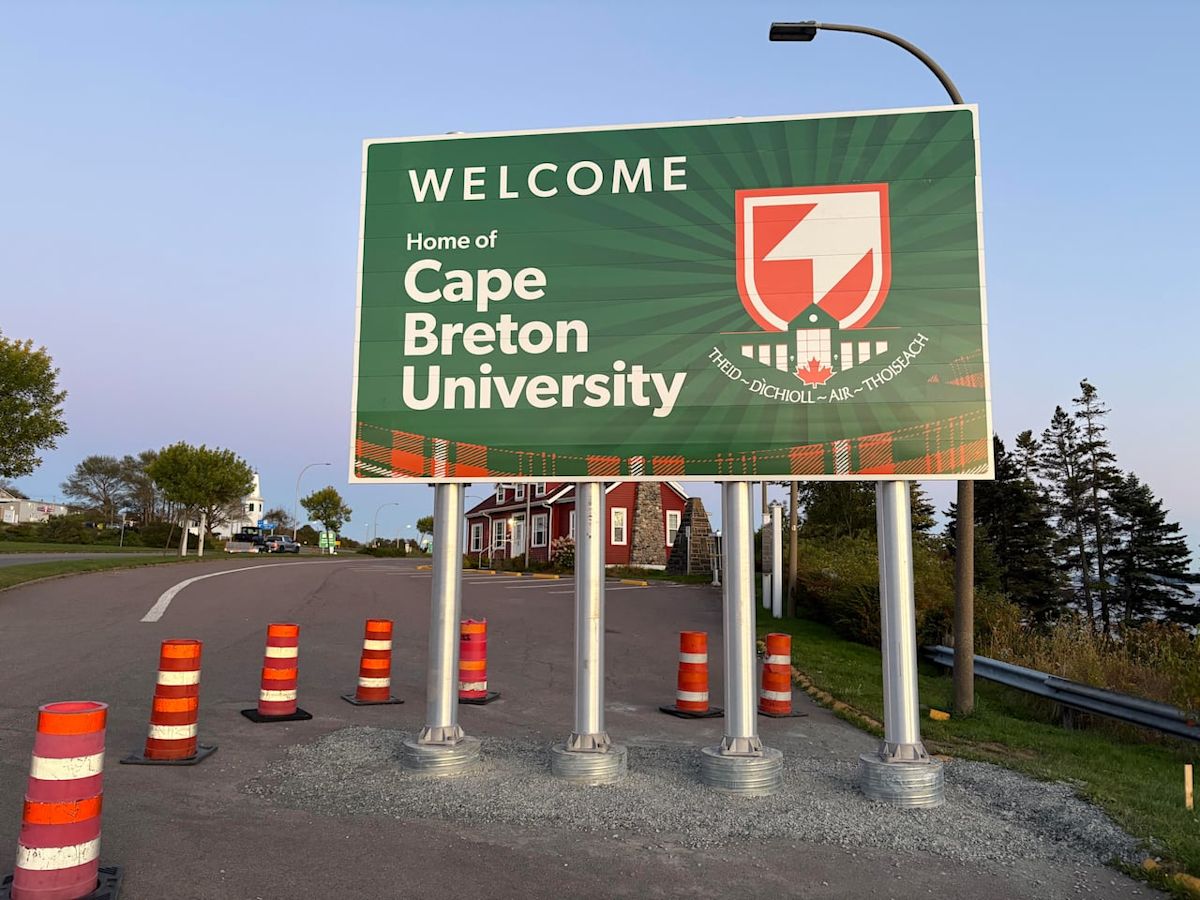 CBU promotional sign near causeway stirs controversy