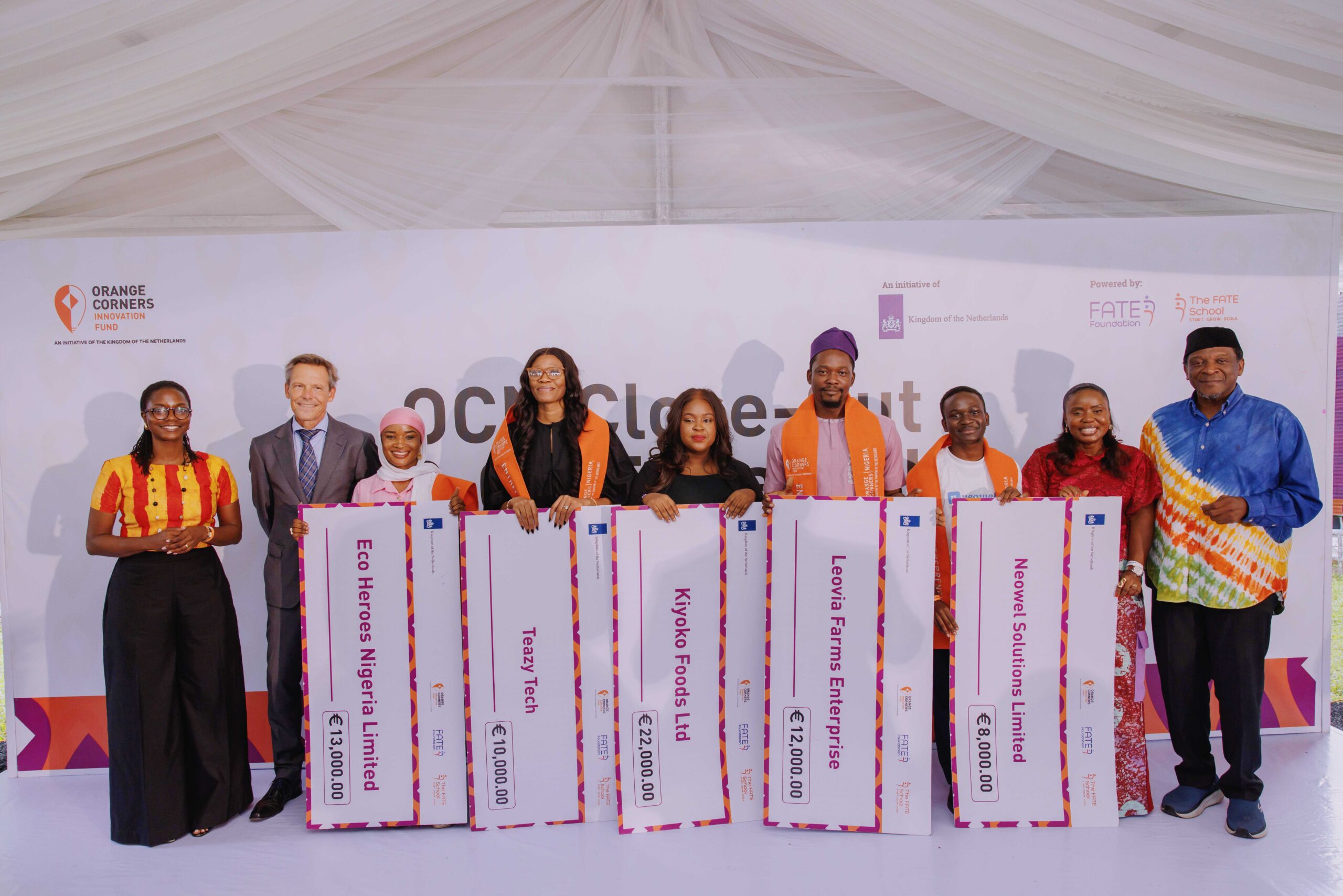 Five Nigerian startups get €65,000 pre