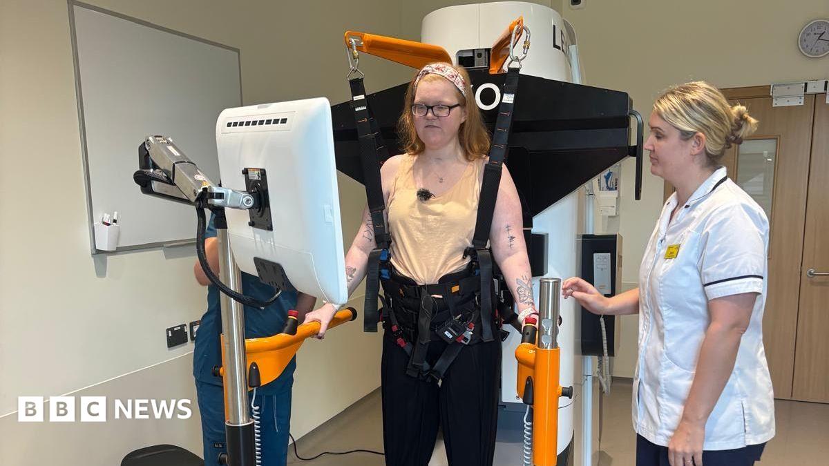 Robotic therapy helps patients walk at rehab centre