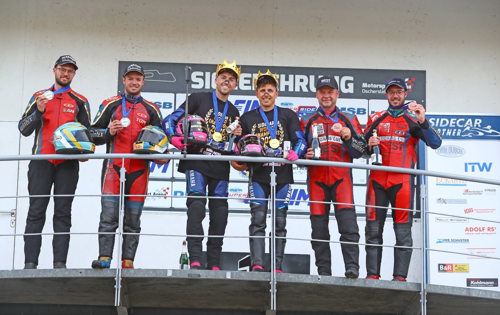Payne and Rousseau clinch 2026 FIM Sidecar World Championship