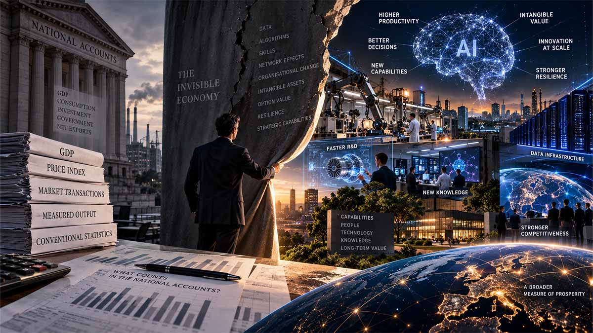 Dark Output: What National Accounts Miss When Artificial Intelligence Shifts Value from Prices to Capabilities