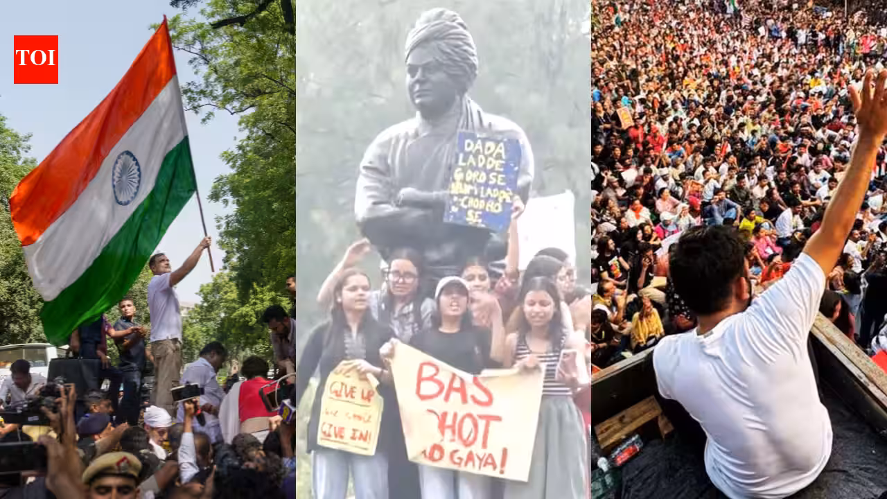 From 'vote chori' to 'chita andolan': Street protests return with a new playbook