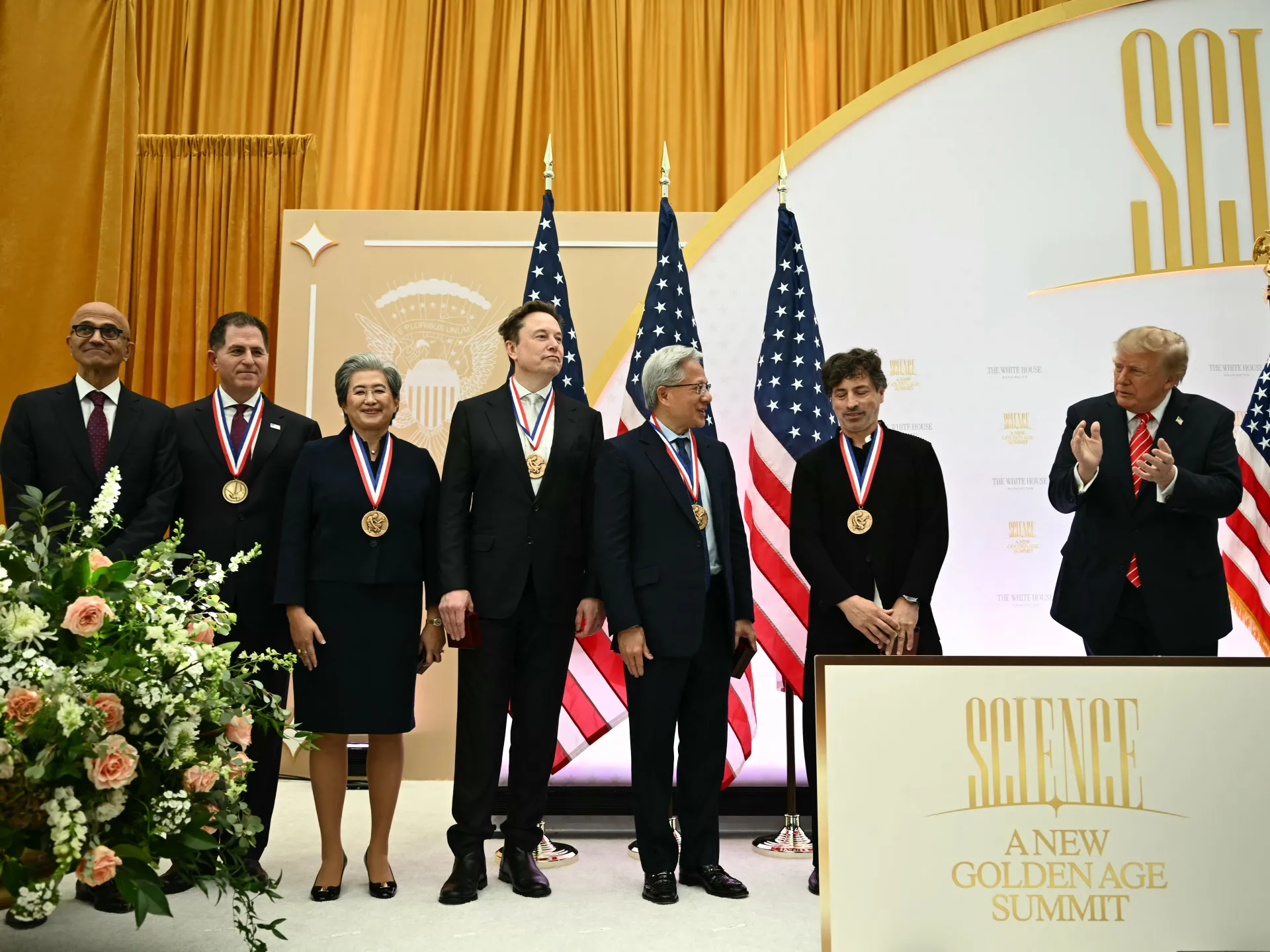 Trump gives top US science awards to Elon Musk and other tech executives