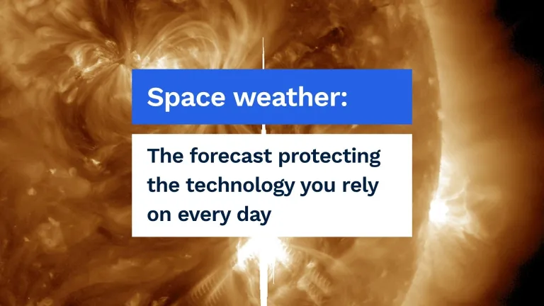 Space Weather Forecast Protects Critical Technology