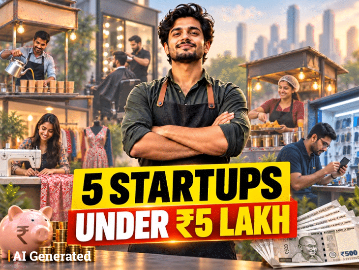5 startup ideas requiring less than ₹5 lakh capital: For a tea cart to hair salon