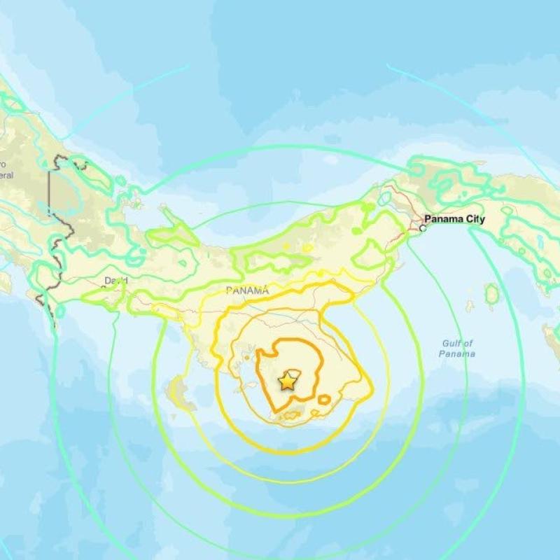Magnitude 7.6 earthquake shakes Panama