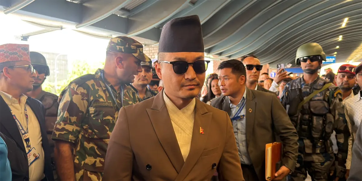 Home minister Gurung returns after three