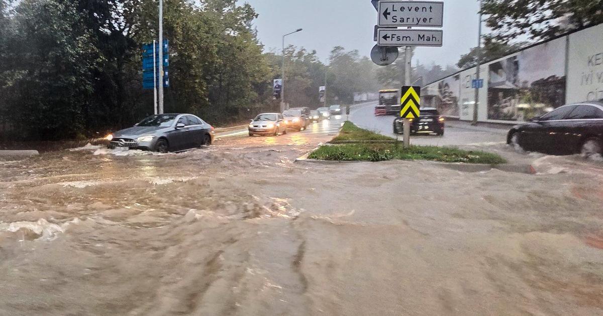 Heavy rain shuts down Istanbul, causing flooding and 2 deaths
