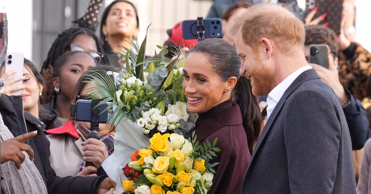 Prince Harry and Meghan cheered as they make first joint appearance since returning to U.K.
