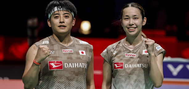 Denmark Open: Koga/Saito Trip World Champs