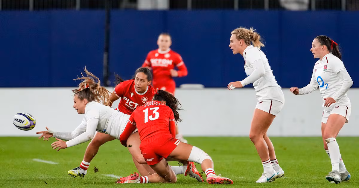 Streak Over: Canada beats top-ranked England 24