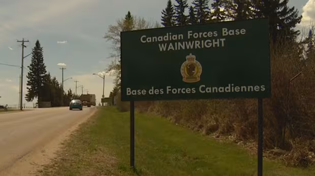 Strong winds spread 'large fire' near Wainwright, Alta., military base, municipality says