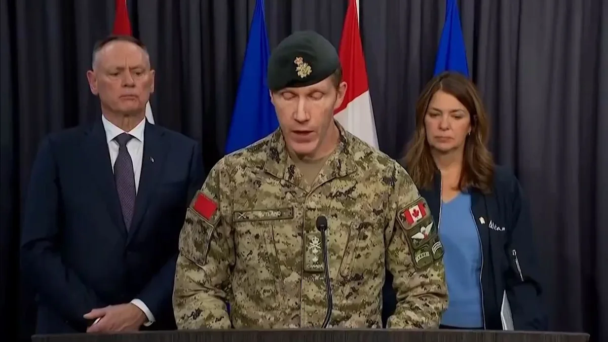 Canadian authorities give update on fatal fire at military base