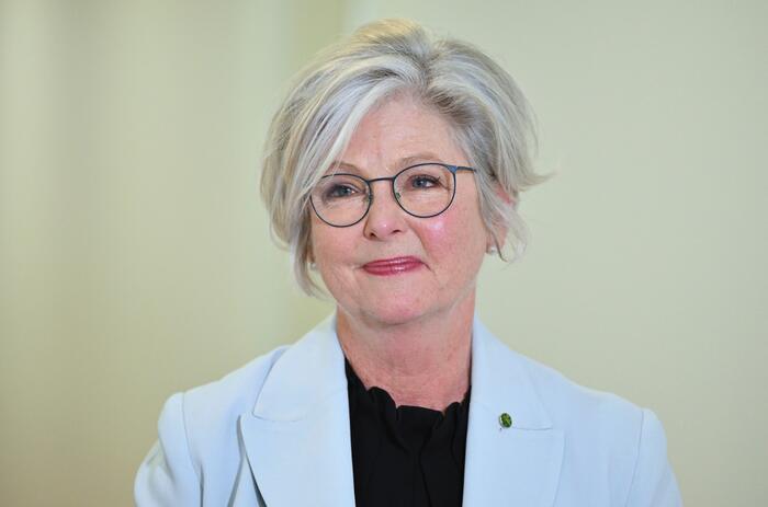 Police say a car has hit an Australian lawmaker, critically injuring her; the driver was arrested